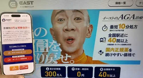 イースト駅前クリニックのAGA治療